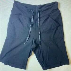 Black Drawstring Shorts